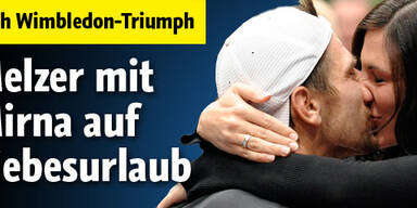 Melzer mit Mirna auf Liebesurlaub