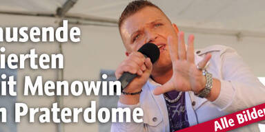 Tausende bei Menowin im Praterdome