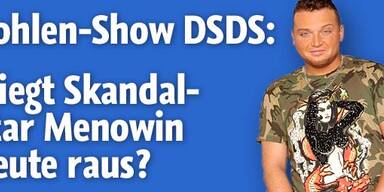 DSDS-Skandale pur: Fliegt Menowin raus?