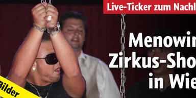 Zirkus-Show: Menowin befreite sich!