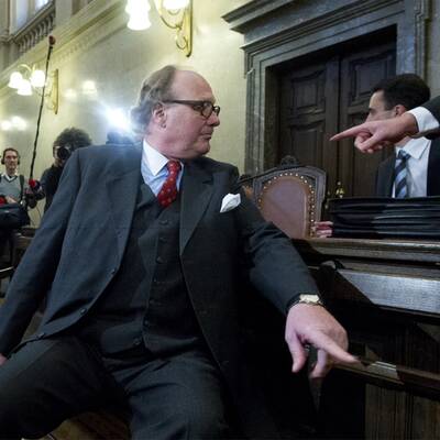 Alfons Mensdorff vor Gericht