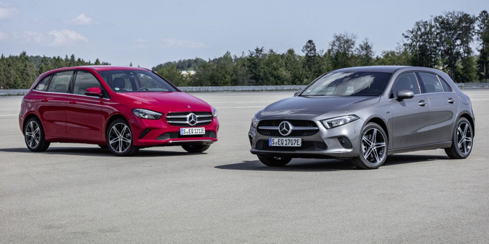 A- und B-Klasse starten als Plug-in-Hybrid
