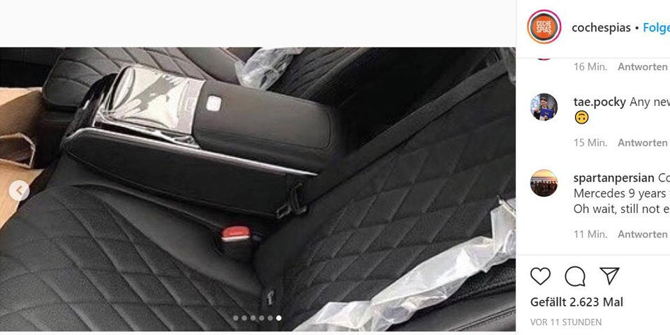 Mega-Leak: Fotos zeigen die neue Mercedes S-Klasse