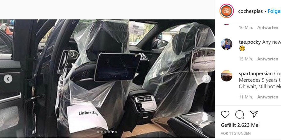 Mega-Leak: Fotos zeigen die neue Mercedes S-Klasse