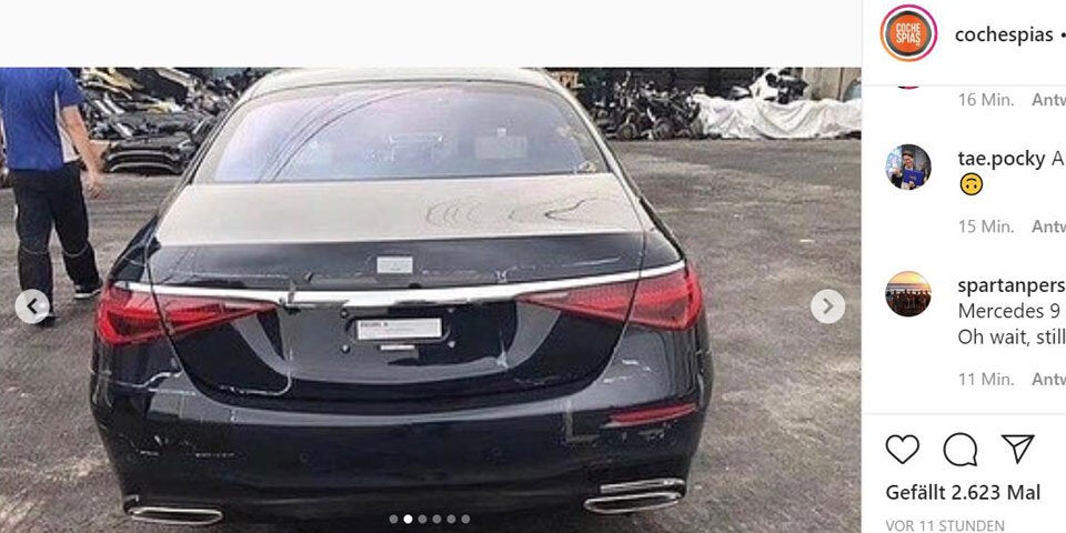 Mega-Leak: Fotos zeigen die neue Mercedes S-Klasse