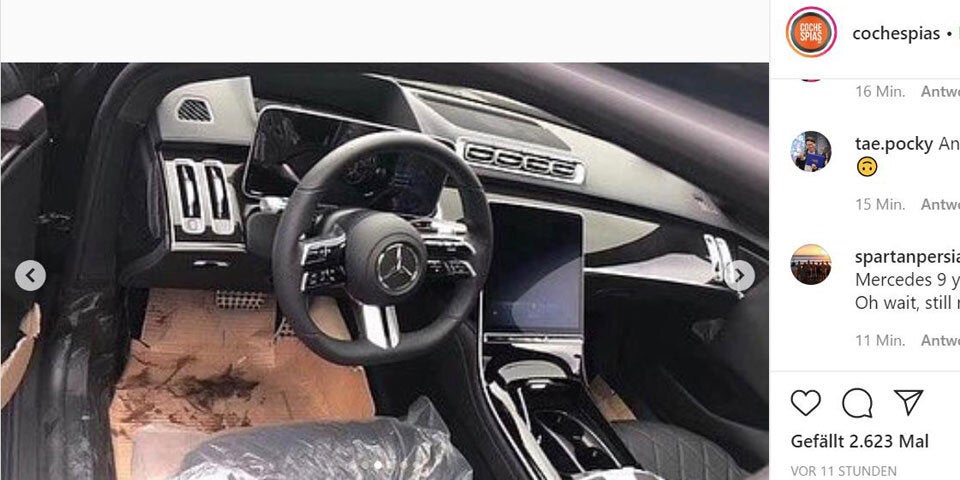Mega-Leak: Fotos zeigen die neue Mercedes S-Klasse