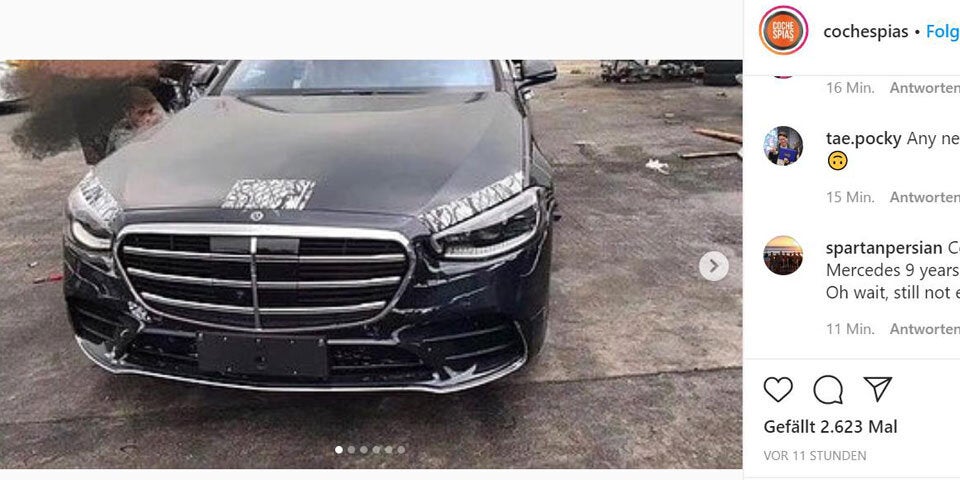 Mega-Leak: Fotos zeigen die neue Mercedes S-Klasse