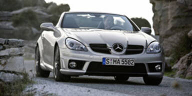 Mercedes SLK 55 AMG mit mehr Power und neuer Optik