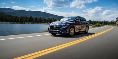 Bis zu 210 km/h lässt Mercedes für den Stromer zu.