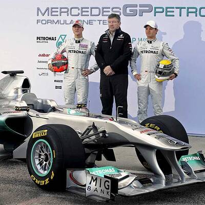 Schumis neuer Silberpfeil