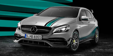 Mercedes A 45 AMG im Formel-1-Look