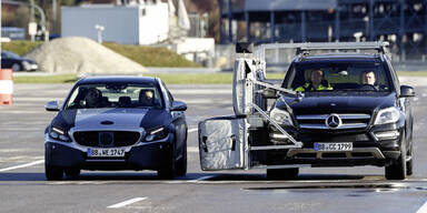Schumi testet die nächste C-Klasse