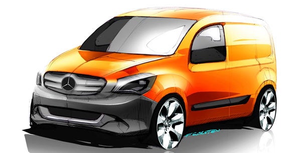 Erlkönige des Mercedes Citan auf Tour