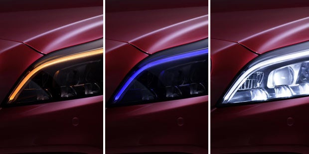Neuer CLS kommt mit Super-LED-Licht
