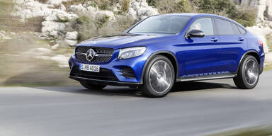 Mercedes GLC Coupé greift BMW X4 an