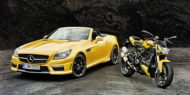 SLK 55 AMG und Ducati Streetfighter 848