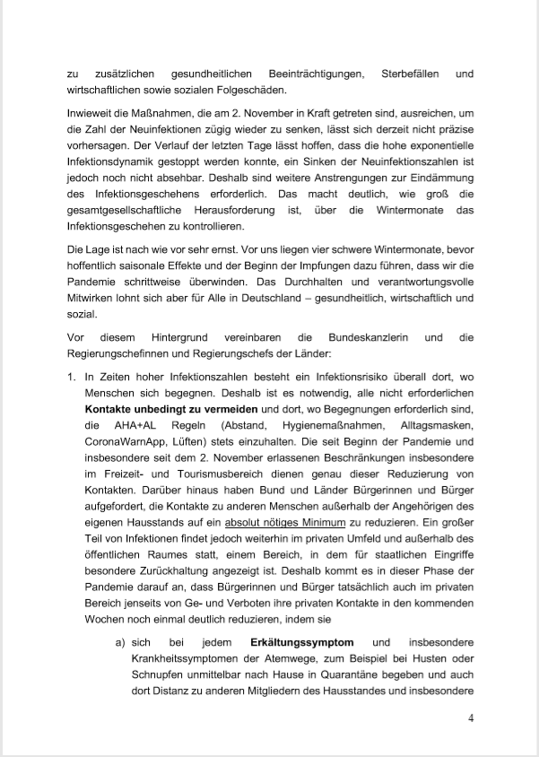 Diese Lockdown-Verschärfung plant Merkel - oe24 hat den Maßnahmen-Entwurf