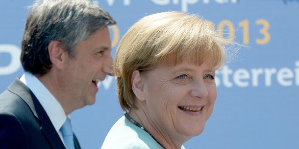 EVP-Gipfel: Merkel in Wien