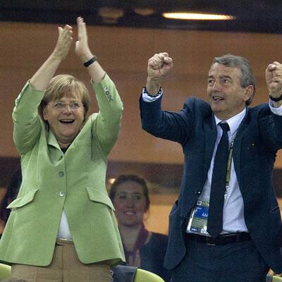 So irre jubelte Angela Merkel