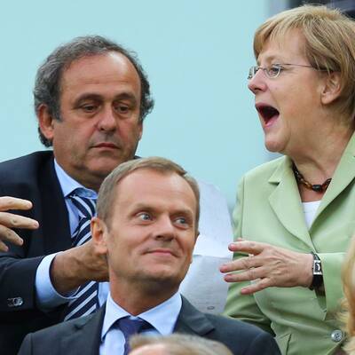 So irre jubelte Angela Merkel