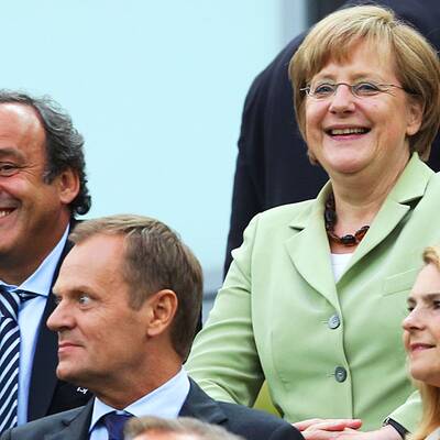 So irre jubelte Angela Merkel