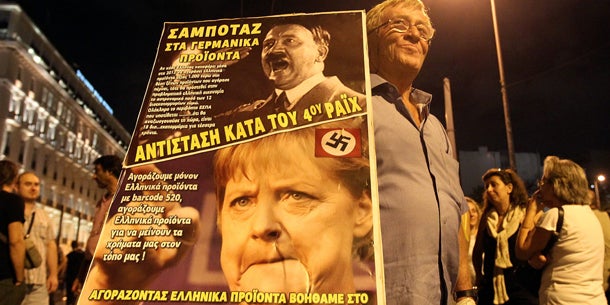 Krawalle bei Merkels Hass-Besuch in Athen