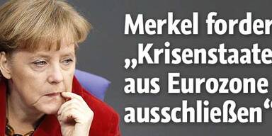 Merkel will die EU-Verträge ändern