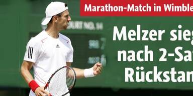 Melzer nach 5-Satz-Krimi in nächster Runde