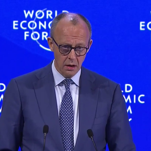 Grönland-Wende: Rede von Friedrich Merz in Davos