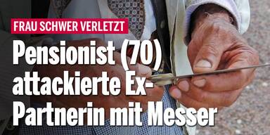 Pensionist (70) attackierte Ex-Partnerin mit Messer