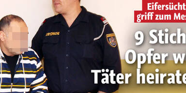 Mann sticht neunmal auf Freundin ein