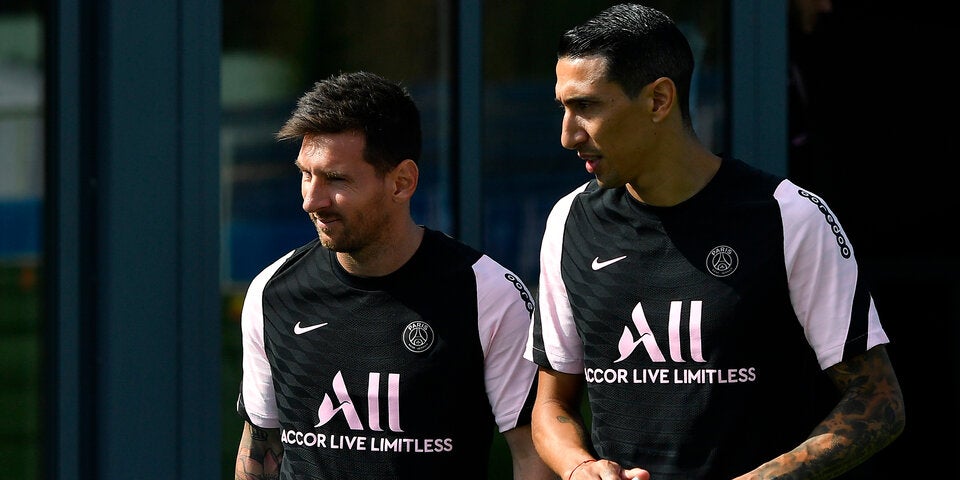 Lionel Messi und Angel di Maria