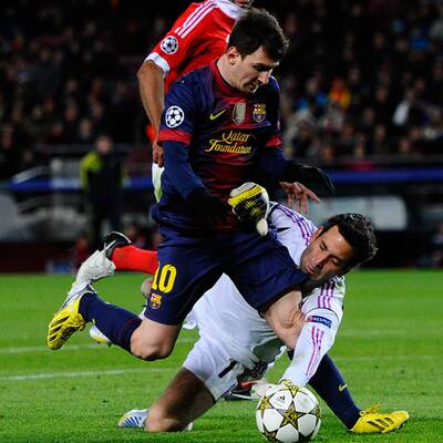 Hier verletzt sich Lionel Messi