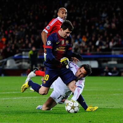 Hier verletzt sich Lionel Messi