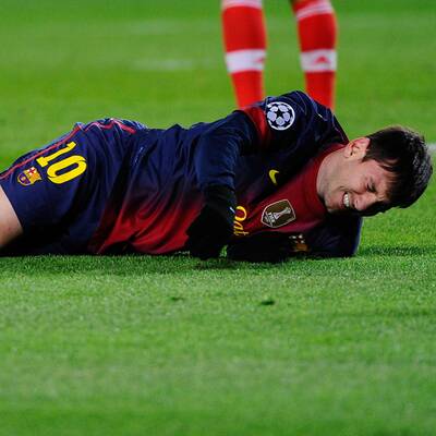 Hier verletzt sich Lionel Messi