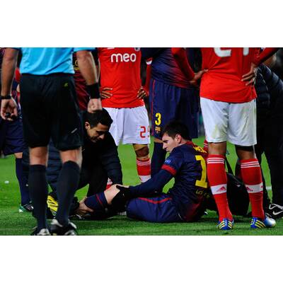 Hier verletzt sich Lionel Messi