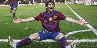 4 Tore: Messi schießt Arsenal ab