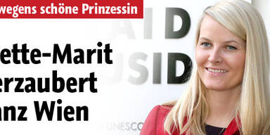 So verzaubert Mette-Marit 3 Tage Wien