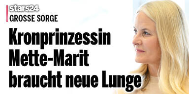 Norwegen-Prinzessin Mette-Marit braucht neue Lunge