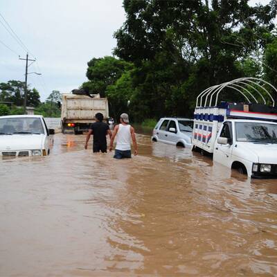 Spektakulärer Hangrutsch in Mexiko