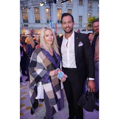 Ines und Fadi Merza mit Sohn Michel