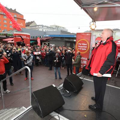 Wahlkampffinale in Wien 