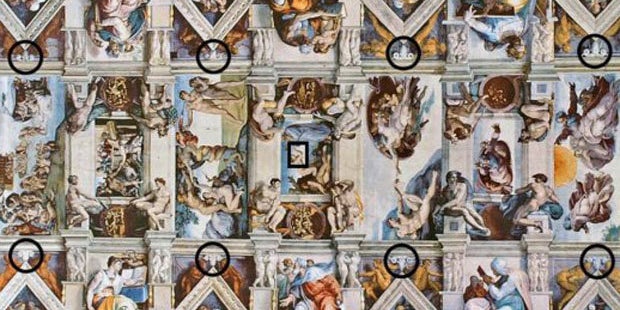 Geheimbotschaft von Michelangelo entdeckt