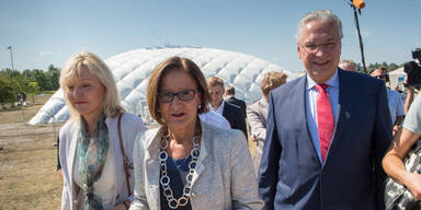 Asyl: Mikl-Leitner will Traglufthallen 