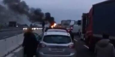 Filmreifer Überfall auf Geldtransporter