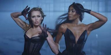 Miley Cyrus und Naomi Campbell