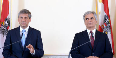 Michael Spindelegger; Werner Faymann