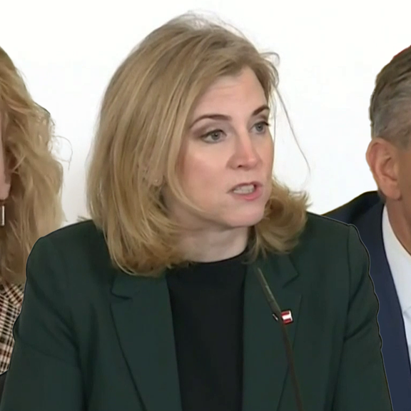 Pressefoyer nach dem heutigen Ministerrat