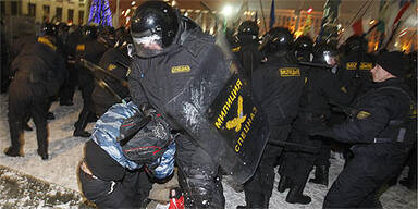 Proteste in Minsk