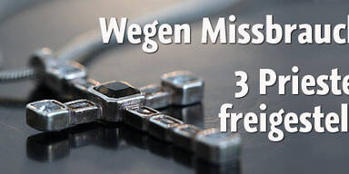 3 Priester wegen Missbrauch freigestellt